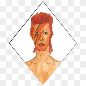 David Bowie , Png Download - Sketch, Transparent Png - marshawn lynch png
