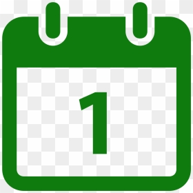 July 6 July 15, - Calendar Png Icon Green, Transparent Png - calendar icon png transparent