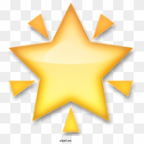 Transparent Holidays Yellow Star For Diwali For Holidays - Triangle, HD Png Download - star emoji png