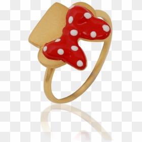 Charming Minnie Mouse Bow Ring - Ring, HD Png Download - minnie mouse bow png