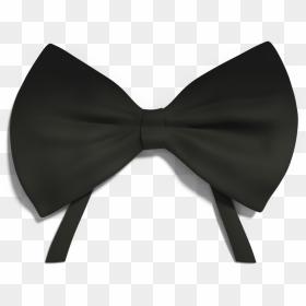 Transparent White Ribbon Bow Png - Satin, Png Download - white bow png
