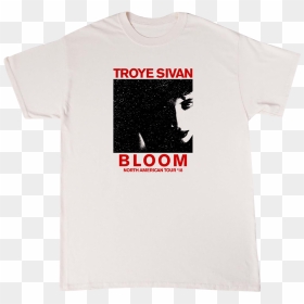 Troye Sivan Bloom T Shirts , Png Download - Troye Sivan Merch The Bloom Tour, Transparent Png - troye sivan png