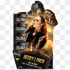 Beckylynch S4 20 Goliath Ringdom - Wwe Supercard Wrestlemania 35 Becky Lynch, HD Png Download - marshawn lynch png