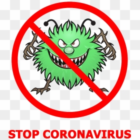 Stop Coronavirus Symbol Png Clipart - Stop Corona Virus Logo Png, Transparent Png - corona logo png