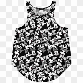 Minnie Mouse Bows On Bows Racerback Tank - Vest, HD Png Download - minnie mouse bow png
