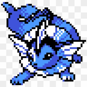 Vaporeon Pixel Art Minecraft, HD Png Download - vaporeon png