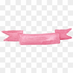 Pink Watercolor Banner Png, Transparent Png - pink banner png