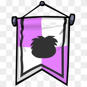 Club Penguin Rewritten Wiki - Olde Banner Clipart, HD Png Download - pink banner png