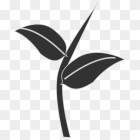 Thumb Image - Stem And Leaf Silhouette, HD Png Download - flower stem png