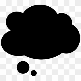 Dba Blog - Black Thought Bubble, HD Png Download - thought cloud png