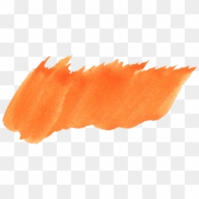 Orange Watercolor Brush Stroke , Png Download - Orange Watercolor Brush Stroke Png, Transparent Png - watercolor stroke png
