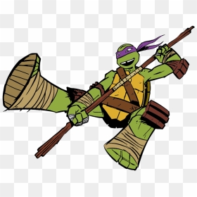 Jpg Free Download Turtles Clip Art Cartoon About - Donatello Cartoon Ninja Turtles, HD Png Download - ninja turtle png