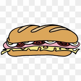 Free Vector Sandwich One Clip Art - Deli Sandwich Clipart, HD Png Download - sub sandwich png