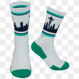 Seattle Skyline Socks - Sock, HD Png Download - seattle skyline png