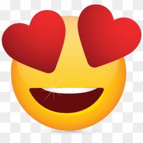 How To Make The Most Of The Puppy Love Phase - Heart Eyes Emoji Png, Transparent Png - red heart emoji png
