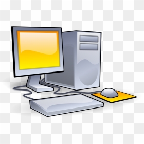 File Pc Svg Wikimedia - Computer Clip Art, HD Png Download - old computer png