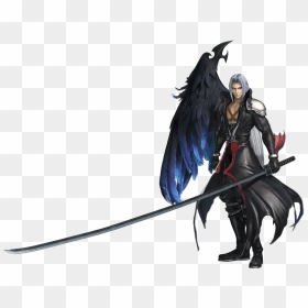 Final Fantasy Wiki - Sephiroth Kingdom Hearts Dissidia, HD Png Download - sephiroth png