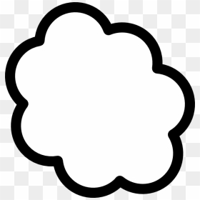 Thought Cloud 2 Clip Art Thought Cloud- - Thought Cloud, HD Png Download - thought cloud png