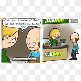 Transparent Subway Sandwich Png - Cartoon With A Sexist Premise, Png Download - sub sandwich png