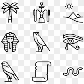 Egyptian Letters Png - Transparent School Doodles Png, Png Download - pharaoh png