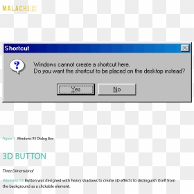 Transparent Windows 95 Clipart - Dialog Box Windows Png, Png Download - windows 95 png