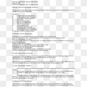 Document, HD Png Download - windows 95 png