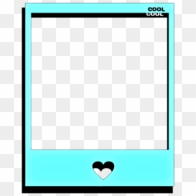 #polaroid #frame #polaroidframe #neon #cool #picsart - Display Device, HD Png Download - cool frame png