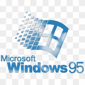 Windows 95 Logo With Clouds - Microsoft Windows 95 Png, Transparent Png - windows 95 png