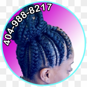 Home Decatur African Braiding - Africa Hair Style, HD Png Download - braid png