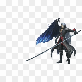 Sephiroth Transparent - Dissidia Kingdom Hearts Sephiroth, HD Png Download - sephiroth png