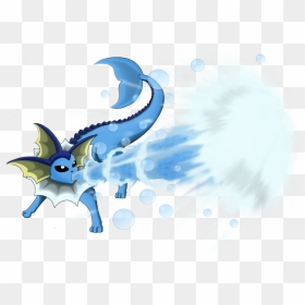 Vaporeon Used Hydro Pump Attack By Shinragod - Vaporeon Using Hydro Pump, HD Png Download - vaporeon png