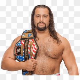 Rusev Champion With Belt Transparent Png - Wwe United States Champion Rusev, Png Download - rusev png
