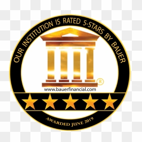 Bauer Financial 5 Star Rating, HD Png Download - five star png