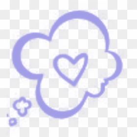 #heart #thought #cloud #love #oliczek9 - Love, HD Png Download - thought cloud png