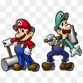 Mario Transparent And Luigi - Mario And Luigi Bowser's Inside Story Mario, HD Png Download - mario and luigi png