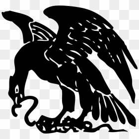 Eagle Eating Snake Logo, HD Png Download - eagle silhouette png