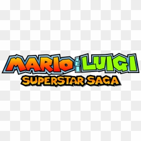 Mario & Luigi - Mario And Luigi Superstar Saga Logo, HD Png Download - mario and luigi png