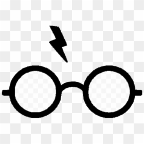 Harry Potter Glasses Drawn Free Clipart Transparent - Harry Potter Glasses Transparent, HD Png Download - harry potter scar png