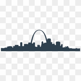 St Louis Skyline Silhouette, HD Png Download - seattle skyline png