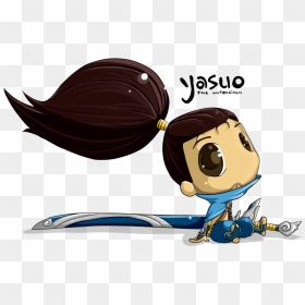 Yasuo The Unforgiven By Veruulovesatl D6ygl95 - League Of Legends Chibi Yasuo, HD Png Download - yasuo png