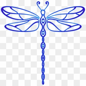 Clip Art Dragonfly, HD Png Download - dragonfly silhouette png