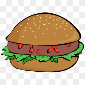 Burger Clip Art, HD Png Download - burger clipart png