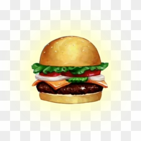 Krabby Patty Transparent, HD Png Download - burger clipart png