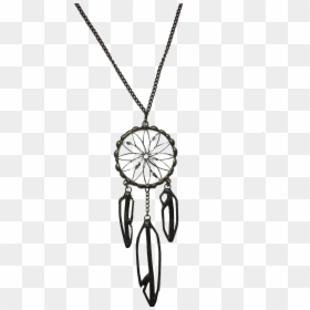 Dream Catcher Necklace Transparent Background, HD Png Download - dream catcher silhouette png