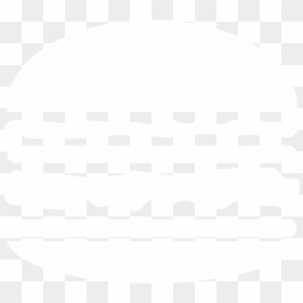 Burger Icon White Png, Transparent Png - burger clipart png