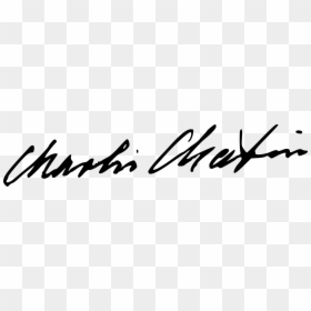 Charlie Chaplin Signature, HD Png Download - charlie hunnam png