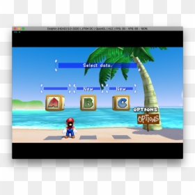 Super Mario Sunshine Menu, HD Png Download - super mario sunshine png