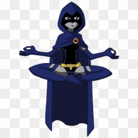 Raven Teen Titans Meditating, HD Png Download - raven teen titans png