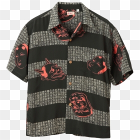 Mens Black Hawsiin Shirt, HD Png Download - hawaiian shirt png