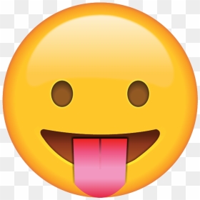 Tongue Sticking Out Emoji Png, Transparent Png - annoyed emoji png